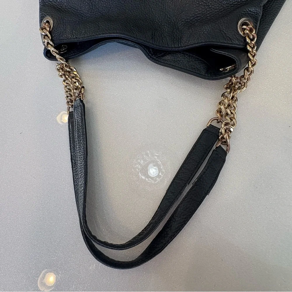 Michael Kors Jet Set Pebbled Leather Shoulder Bag